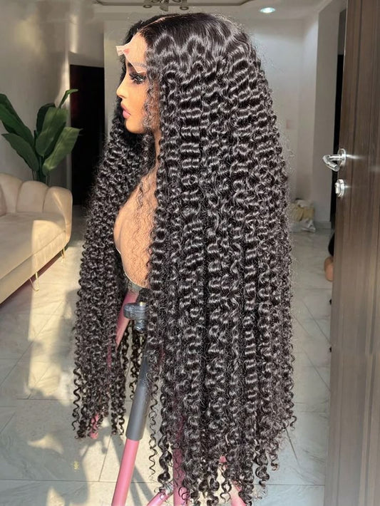 Deep Wave Full Lace Wig – 100% Virgin Human Hair