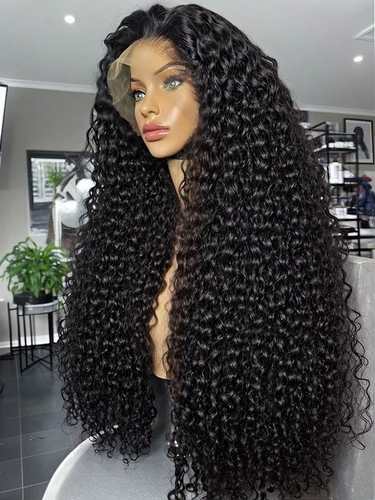 Deep Wave Full Lace Wig – 100% Virgin Human Hair