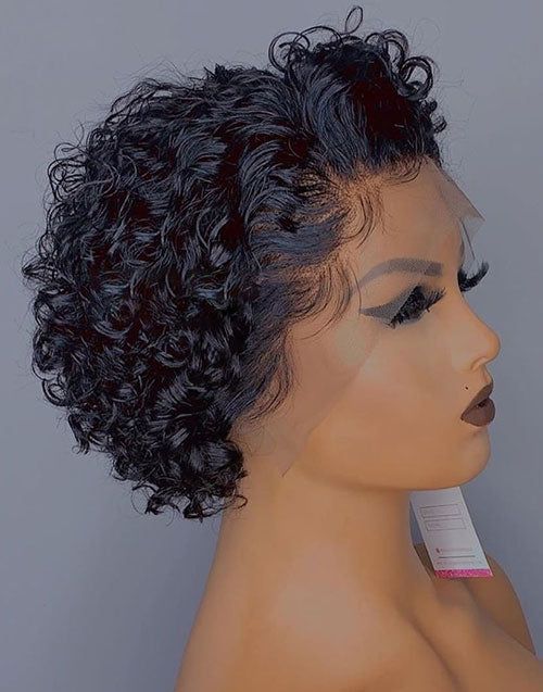 Curly Bob Lace Front Wig – Short & Sassy Human Hair